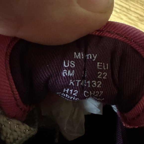 Kids Childrens Keds Hello Kitty‎ Mimmy Pink Low Canvas Shoes Sneakers Size 6 C - Picture 6 of 6